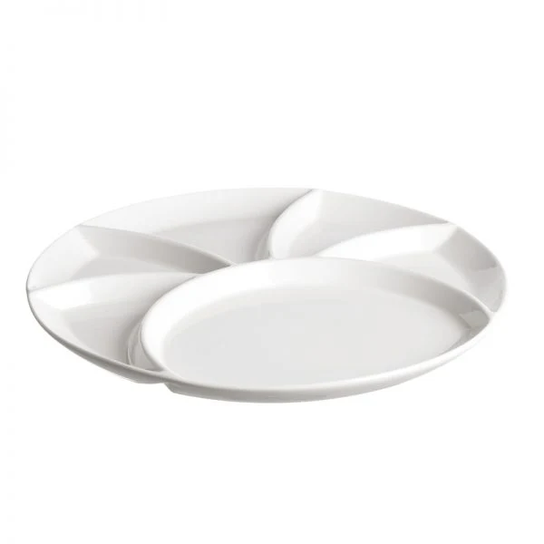 PIATTO PARTY FONDUTA 26 CM IN PORCELLANA LINEA CONVIVIO