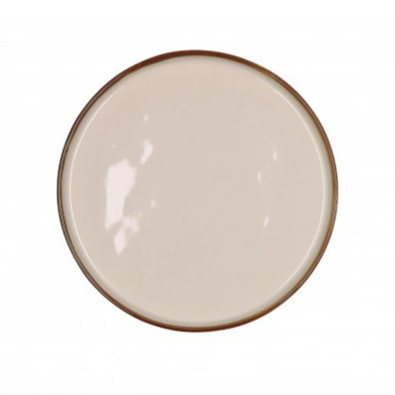 PIATTO TESO D. 21 CM AVORIO CONCERTO GLAM