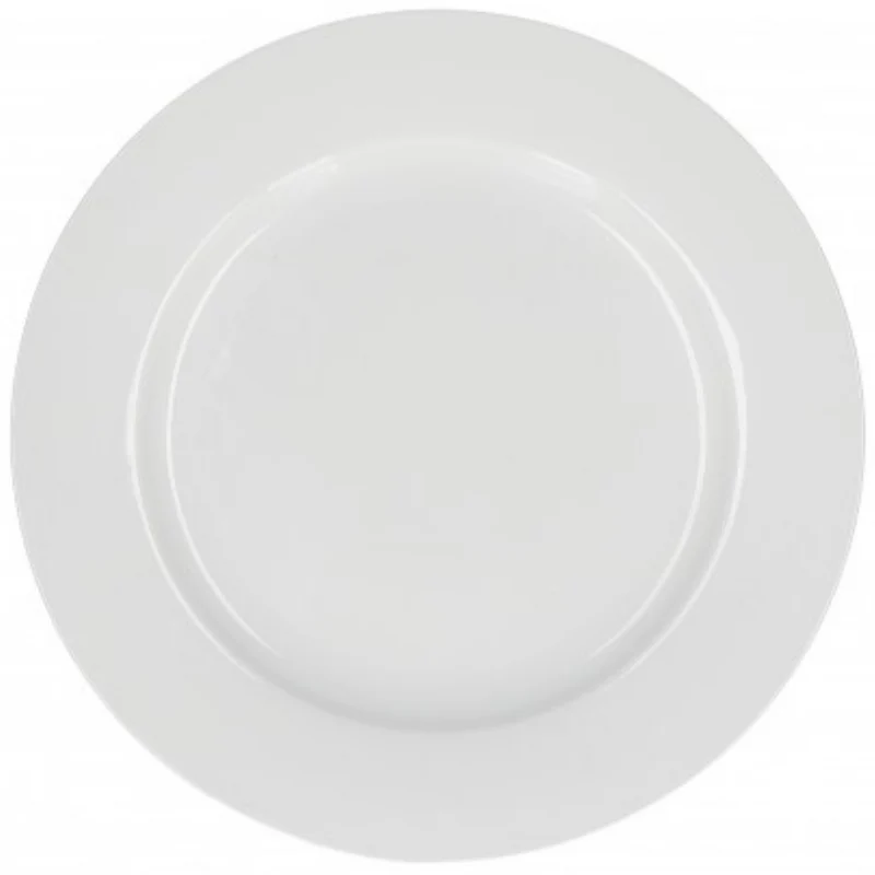 VASSOIO ROTONDO FALDA D. 30 CM IN PORCELLANA ESSENZIALE