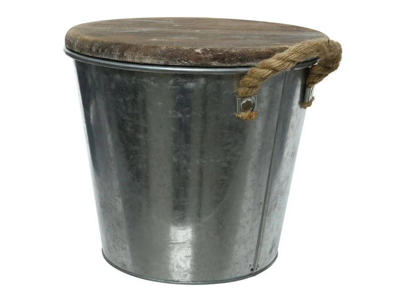 Candela alla Citronella Decorativa in Vasetto di Latta con Manici in Corda - 23x25cm, 80 ore di Combustione - Kaemingk