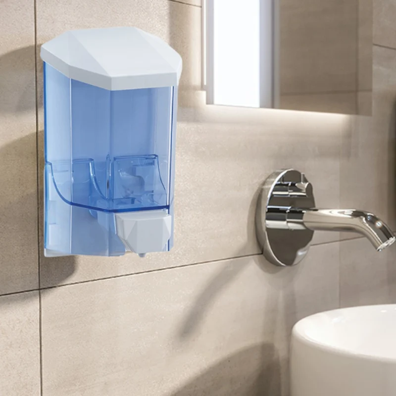 Distributore sapone liquido 450 ml in resina per bagno