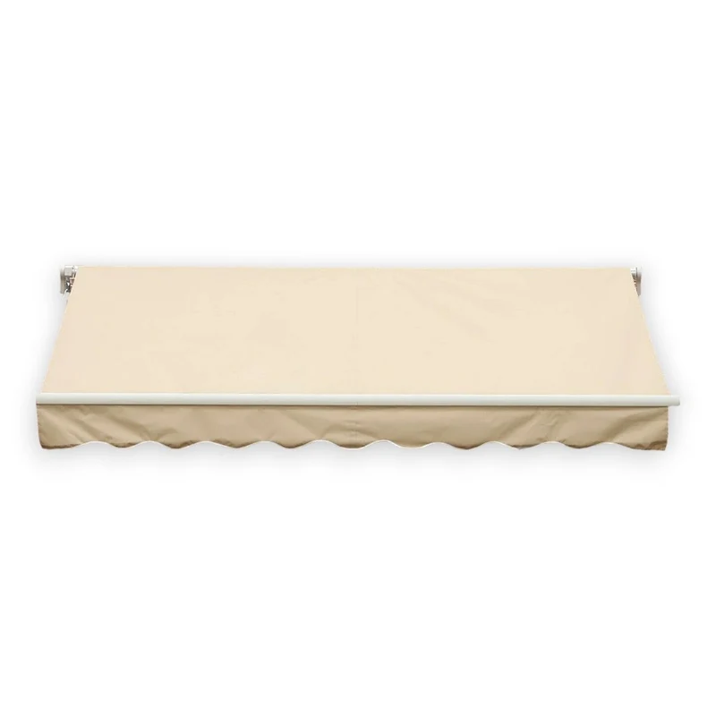 Tenda da sole per balcone beige con struttura in alluminio con kit per il montaggio Sonny