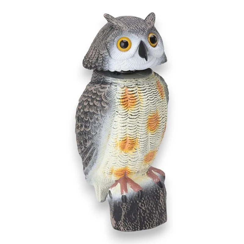 Gufo spaventapasseri 42 cm per uccelli esterno