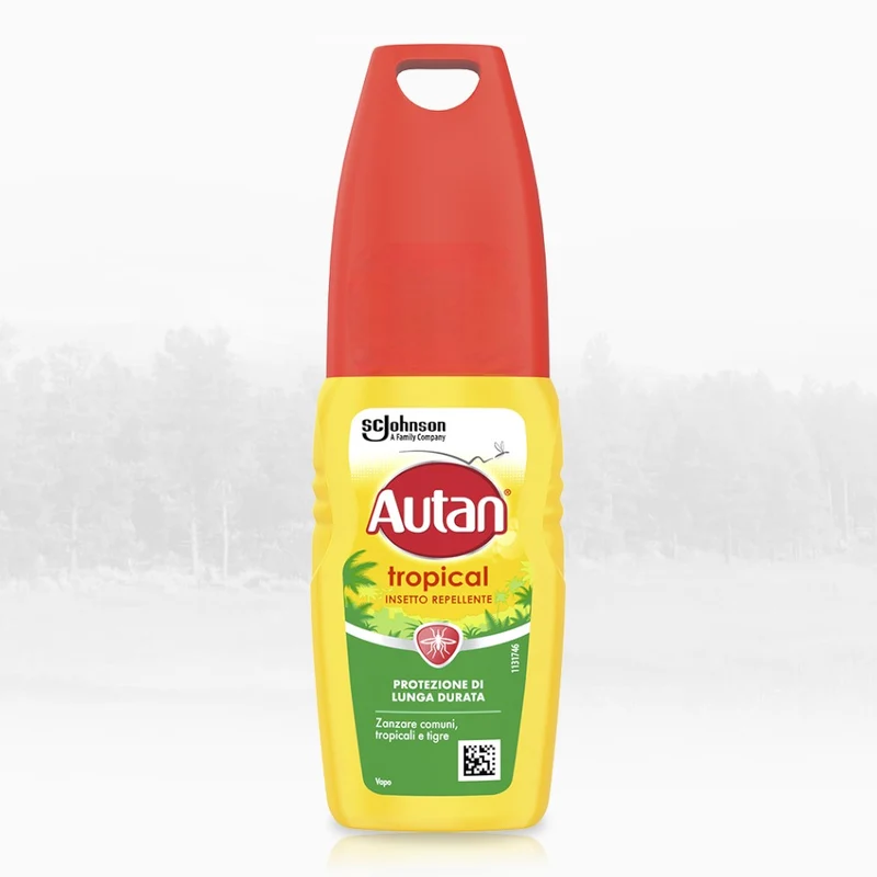 Repellente spray per zanzare con protezione immediata 100 ml
