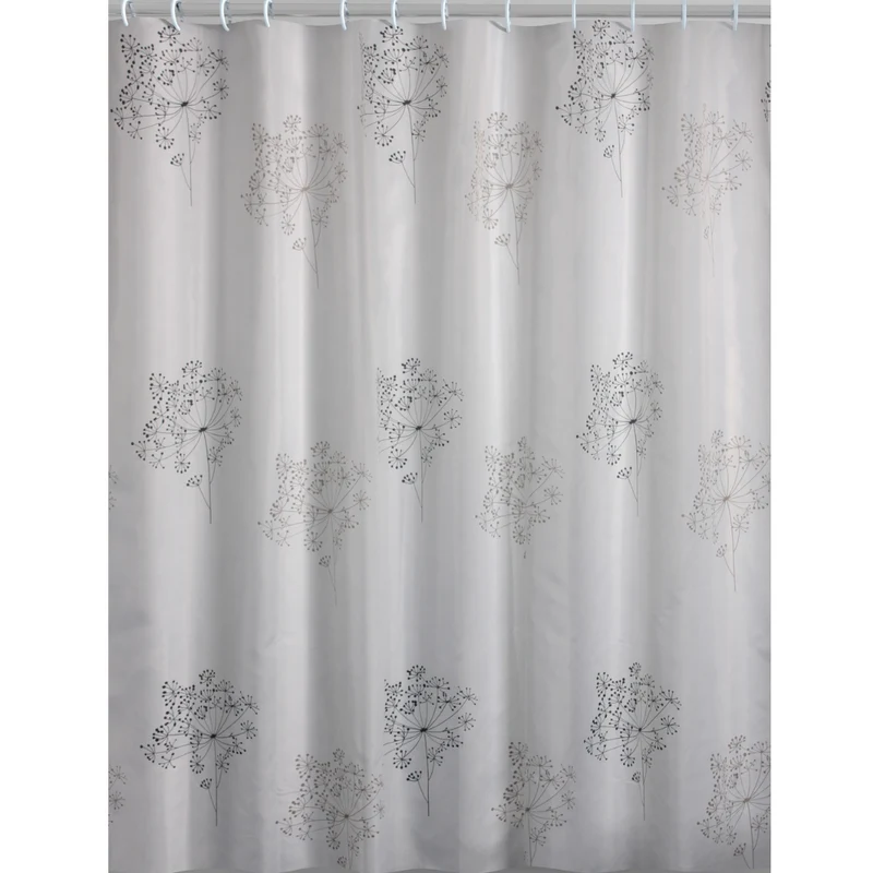 Tenda doccia bagno in poliestere parfume bianco/nero