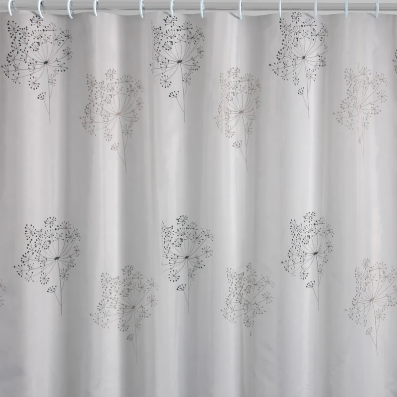 Tenda doccia bagno in poliestere parfume bianco/nero