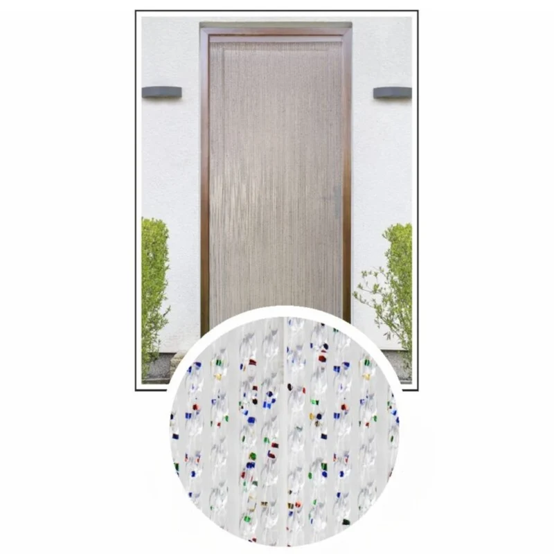 Tenda antimosche in pvc forma cilindrica trasparente per esterno e interno