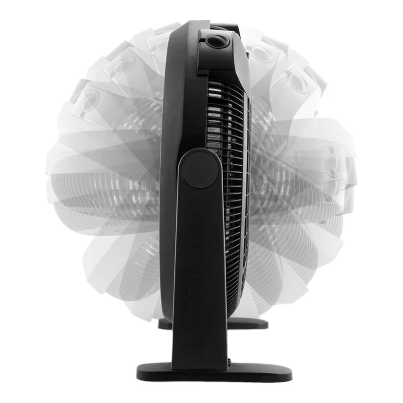 Ventilatore potente 80W da terra 5 pale Ø50 cm con inclinazione regolabile