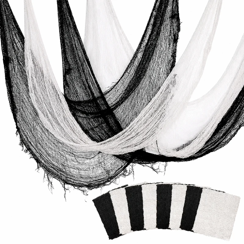 Halloween Decorative Cobweb Gauze for Draping at Parties and Indoors