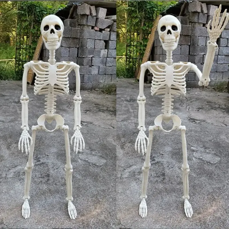 Halloween Garden Skeleton with Movable Joints for Home and Parties