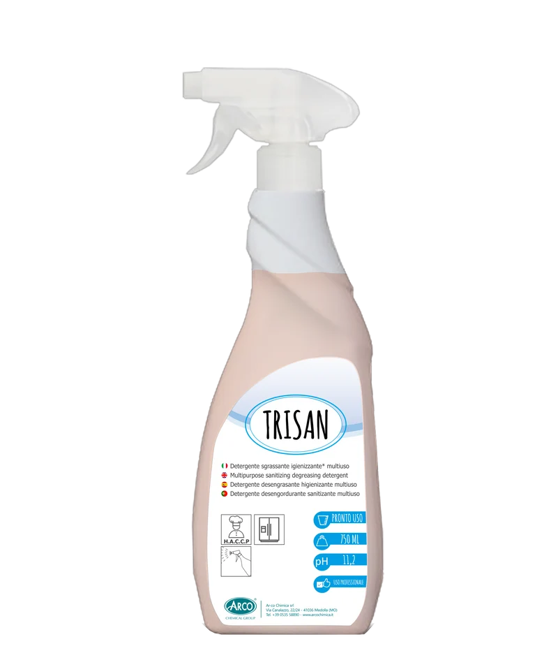 Igienizzante sgrassante multiuso Arco Chimica Trisan 750 ml DISPONIBILE IN 10 GIORNI LAVORATIVI