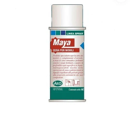 Cera spray per mobili Arco Chimica Maya 12x400 ml