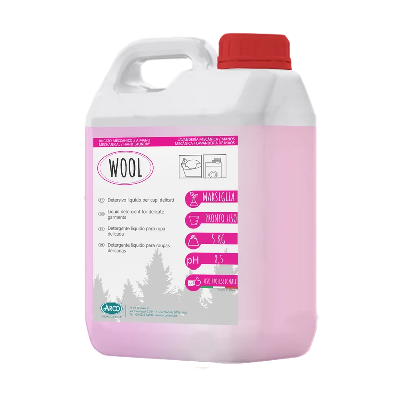 Detersivo liquido marsiglia per capi delicati Arco Chimica Wool 5 kg DISPONIBILE IN 10 GIORNI LAVORATIVI