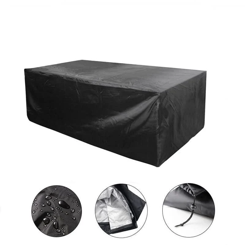 Waterproof Cover for Garden Chairs, Armchairs, and Balcony Furniture, Foldable, for a Table
