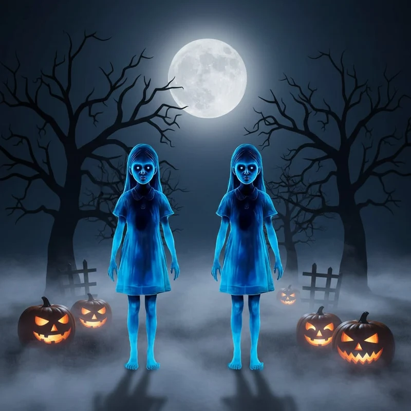 Halloween Illuminated Garden Ghost with LED Eyes and Motion Sensor