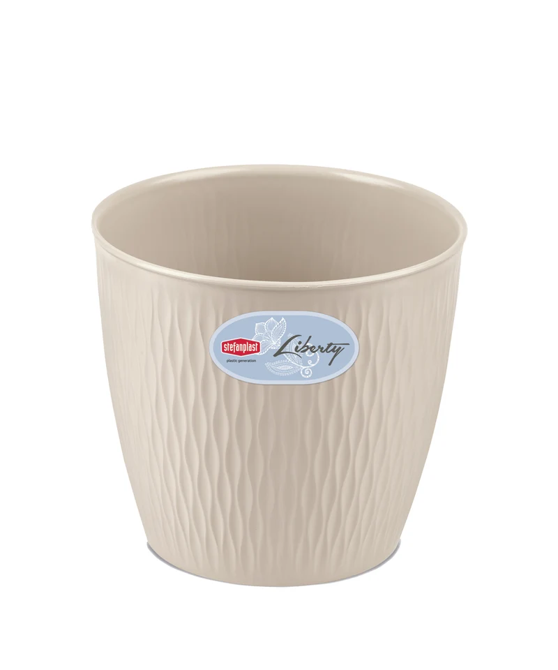 Vaso Liberty 20 Cm Bianco Travertino
