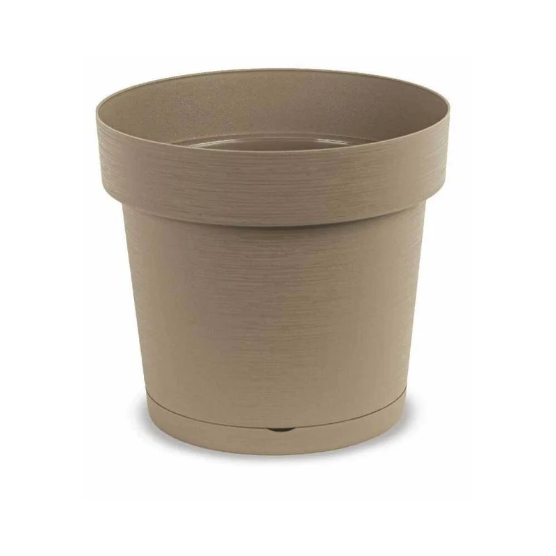 Vaso Tondo Glamour 20 Cm Moka