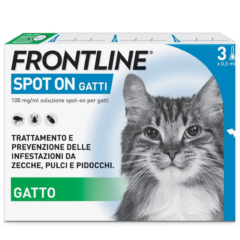 Antiparassitario Frontline Spot On Gatti 3 Pipette