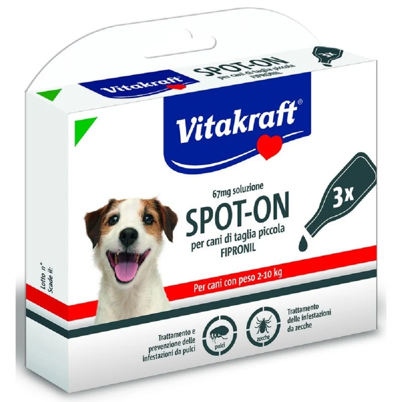 Antiparassitario Vitakraft Spot On Cani 2-10 Kg 3