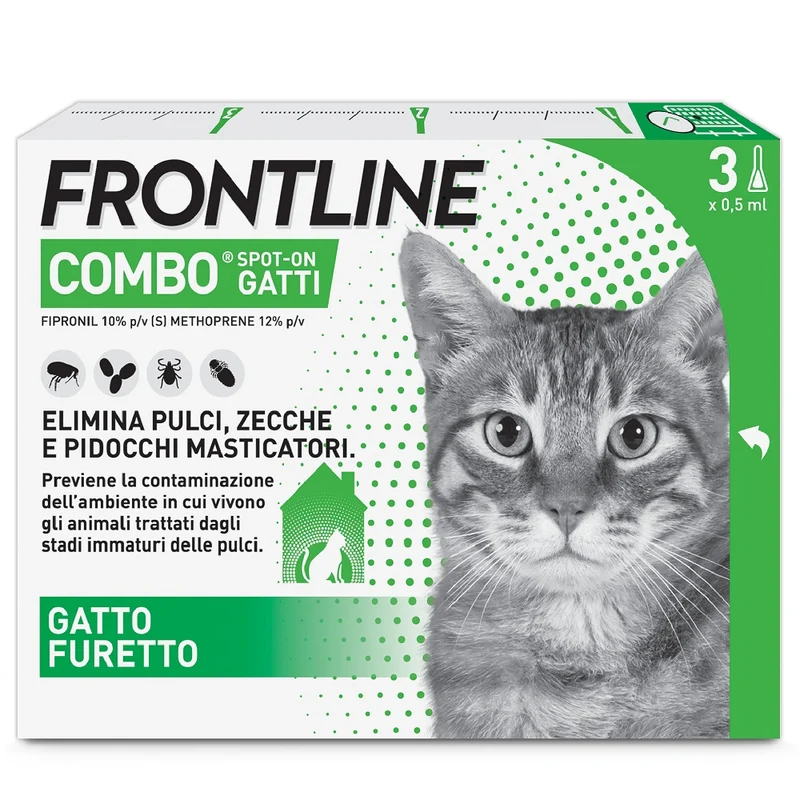 Antiparassitario Frontline Combo Spot On Gatti 3 P