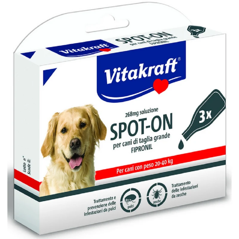 Antiparassitario Vitakraft Spot On Cani 20-40 Kg 3