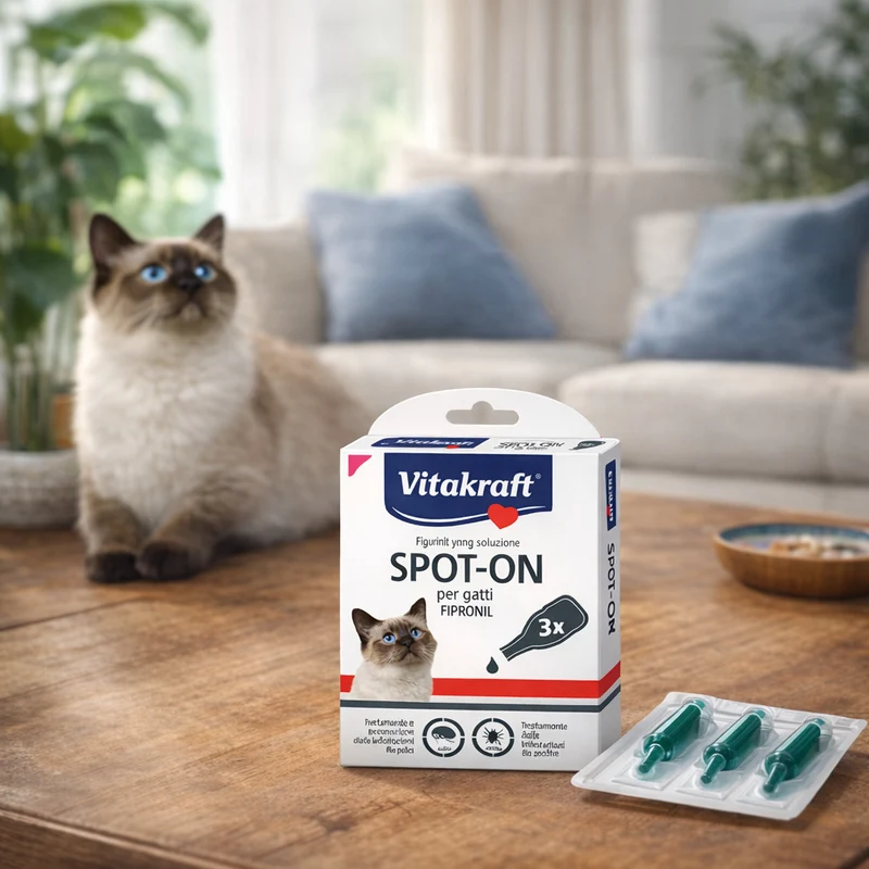 Antiparassitario Vitakraft Spot On Gatti 3 Fialett