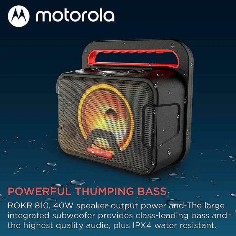 Altoparlante Cassa Speaker Wireless Bluetooth Sonic Maxx Microfono Karaoke Luci
