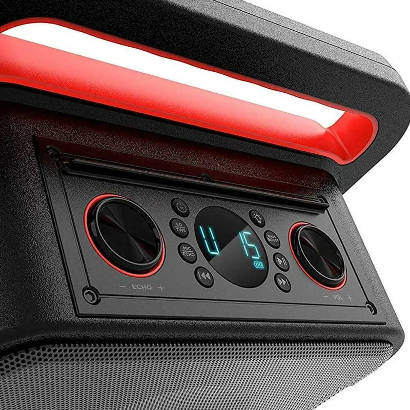 Altoparlante Cassa Speaker Wireless Bluetooth Sonic Maxx Microfono Karaoke Luci