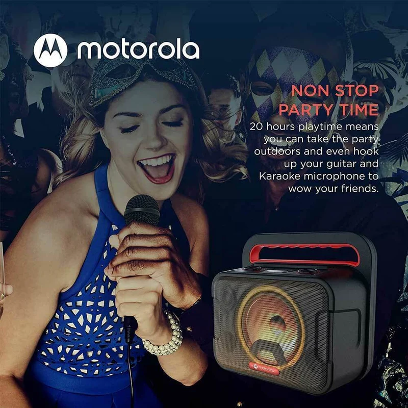 Altoparlante Cassa Speaker Wireless Bluetooth Sonic Maxx Microfono Karaoke Luci