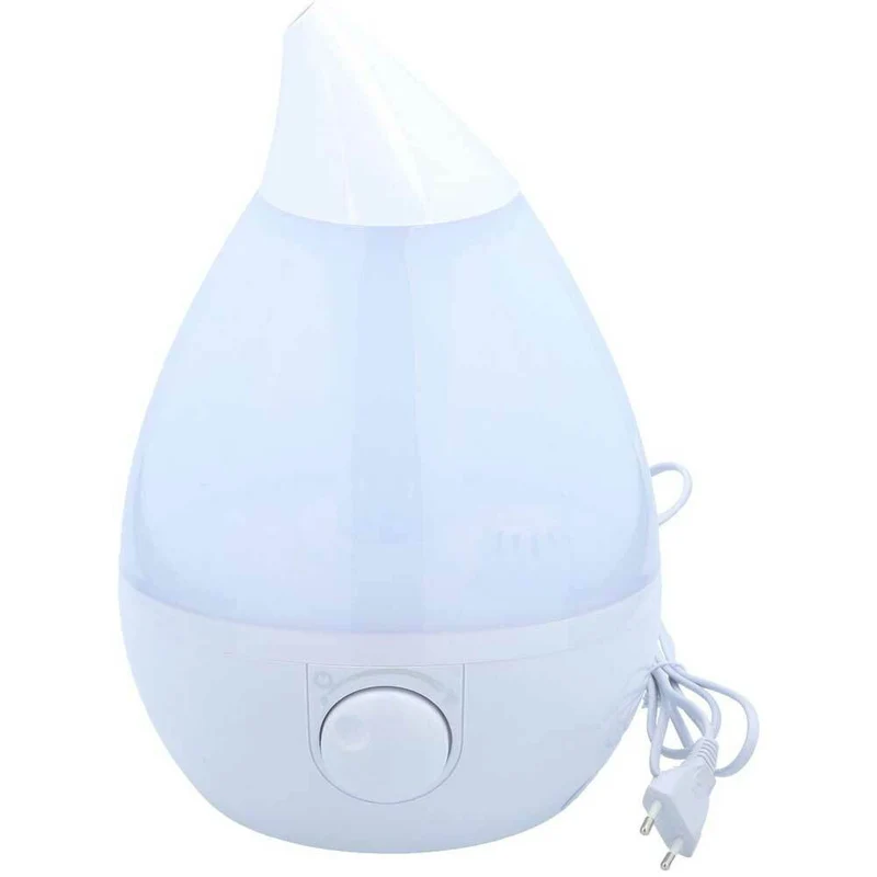 Umidificatore Aria Evaporativo Aromaterapia Casa 25W Serbatoio 3,4L Luce Led