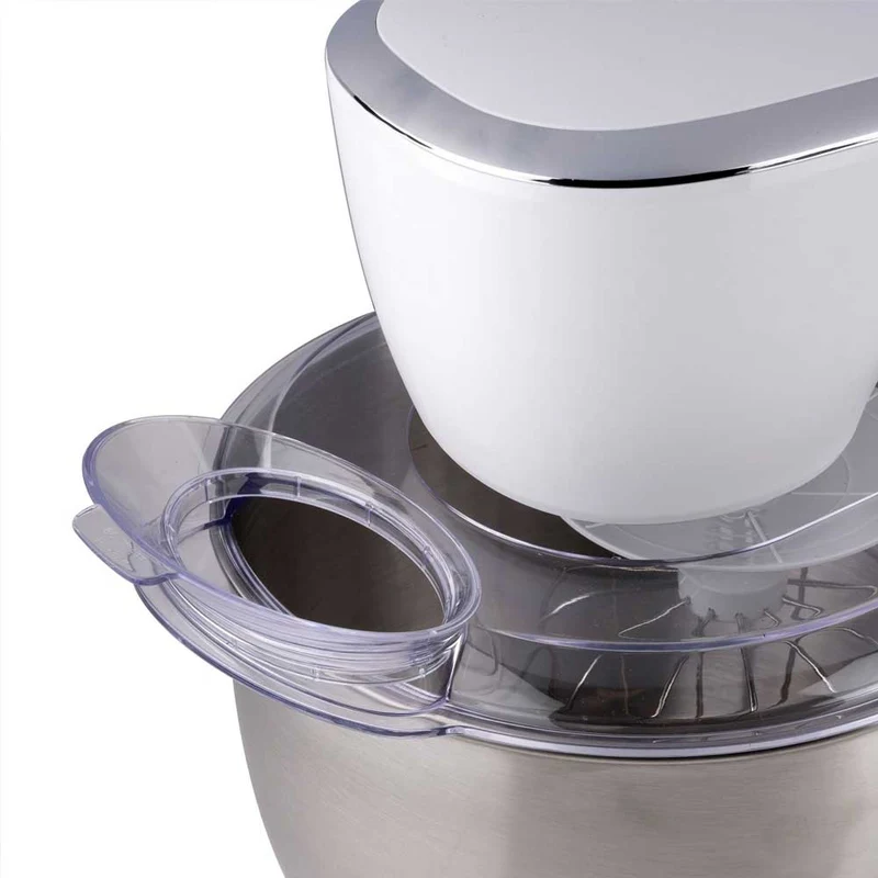 Impastatrice Planetaria Ciotola Acciaio 5 LT Impastatore Robot 800W Bianco