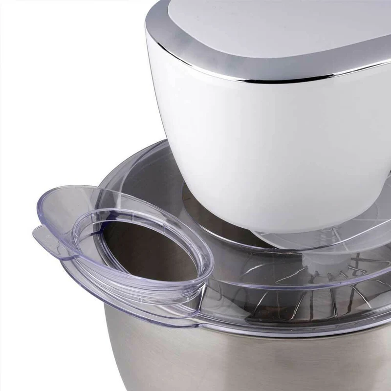 Impastatrice Planetaria Ciotola Acciaio 5 LT Impastatore Robot 800W Bianco