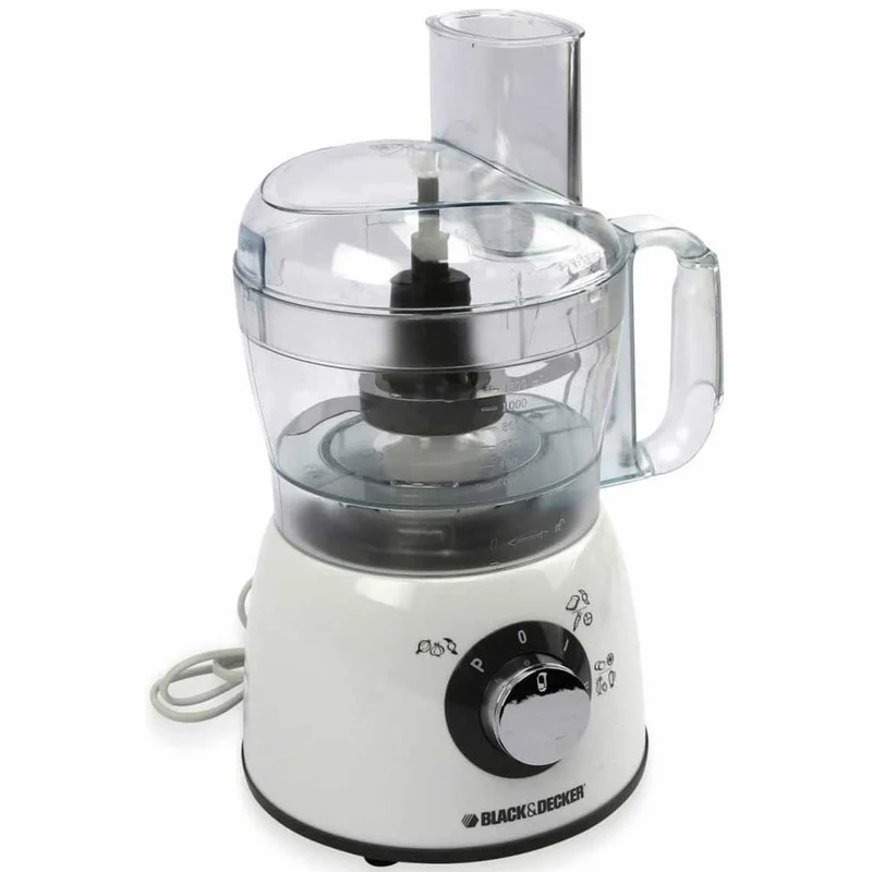 Black Decker Robot Cucina Frullatore Tritatutto Elettrico 5in1 400W Impastatrice