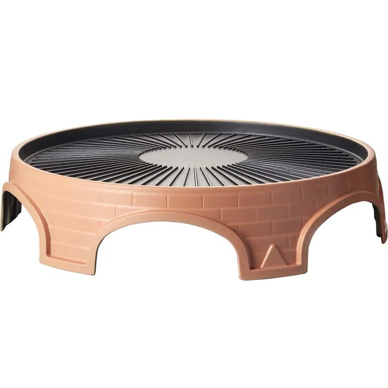 Raclette Mini Forno Pizze Pizzette 6 Persone 1500W con Griglia Grill Allumino