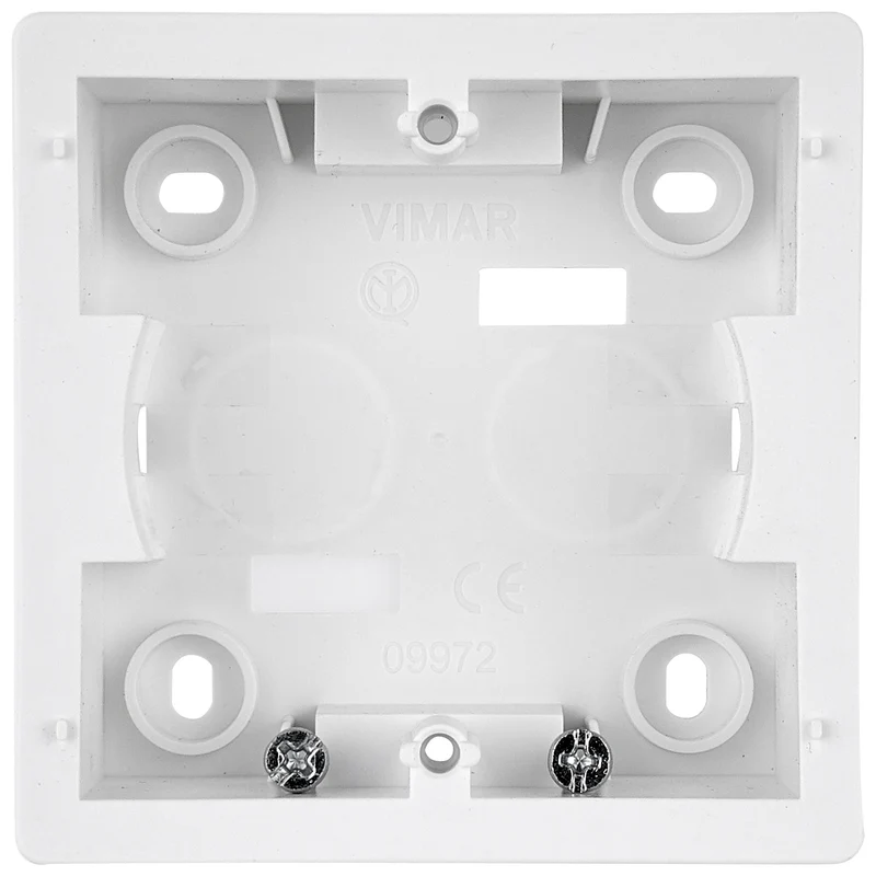 Scatola da Parete Vimar 2 Moduli Profondità 30 mm Bianca – 09972.01