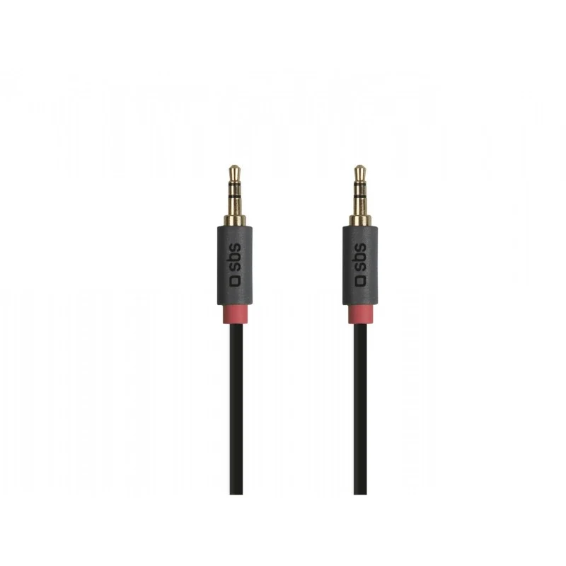 Cavo Stereo Audio Con Jack 3,5 mm Lunghezza 1,5 Metri Universale Nero SBS