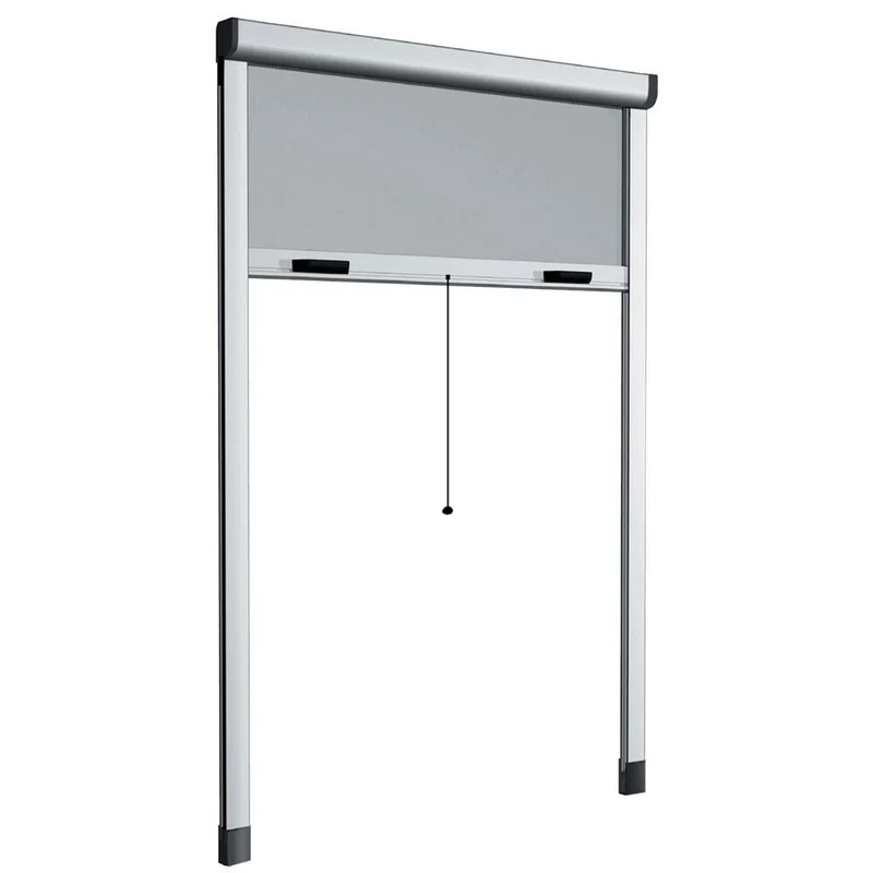 Zanzariera a Rullo Verticale per Finestra 100x170cm Anti Zanzare Insetti Bianco