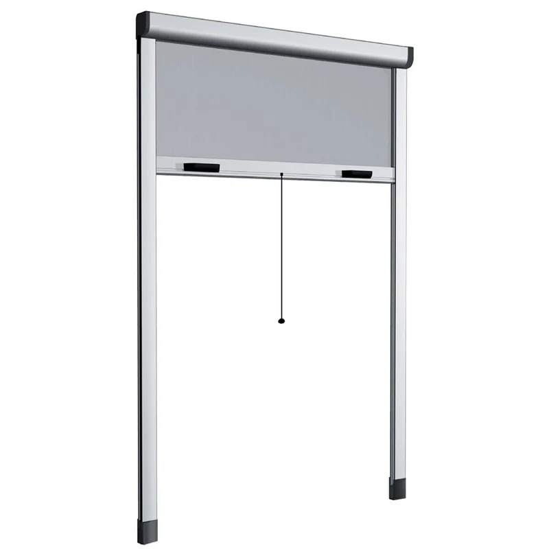Zanzariera a Rullo Verticale per Finestra 100x170cm Anti Zanzare Insetti Bianco