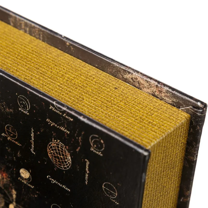Cassaforte Cassetta Di Sicurezza Finto Libro Stampa Astrologia 2 Chiavi 16x24x5