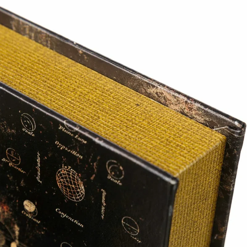 Cassaforte Cassetta Di Sicurezza Finto Libro Stampa Astrologia 2 Chiavi 16x24x5