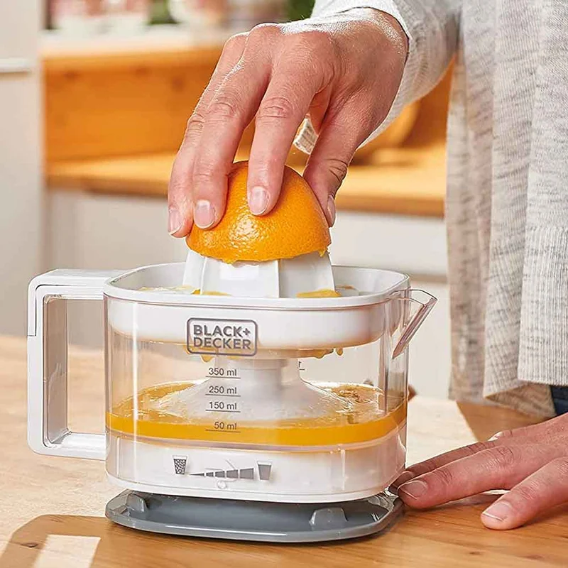 Spremiagrumi Elettrico Black Decker 25W 350ml Spremi Agrumi Doppia Rotazione