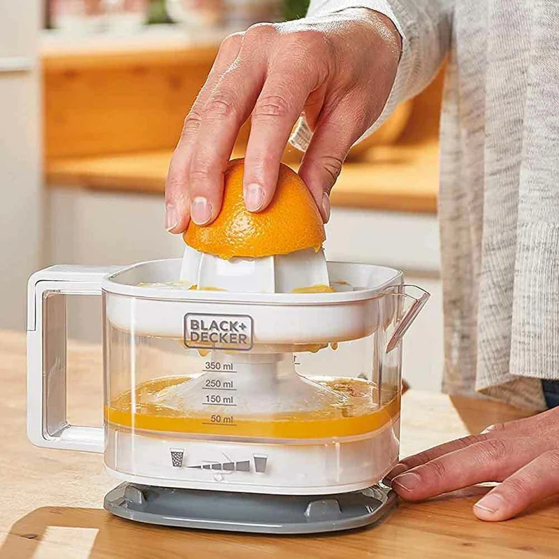 Spremiagrumi Elettrico Black Decker 25W 350ml Spremi Agrumi Doppia Rotazione
