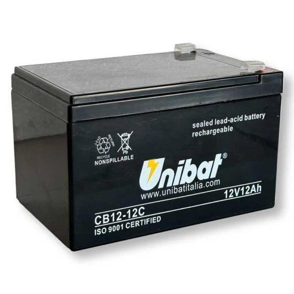 Batteria Servizi SLA Unibat 12V 12Ah Piombo-Acido Sigillata