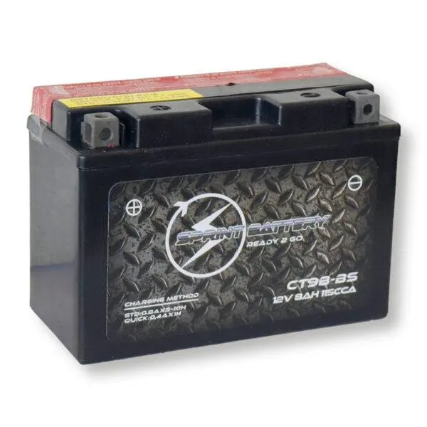 Batteria Moto Sprint 8Ah AGM 12V Positivo a Sinistra – CCA 115A