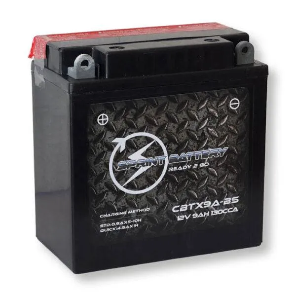 Batteria Moto Sprint 9Ah AGM 12V Positivo a Sinistra – CCA 130A