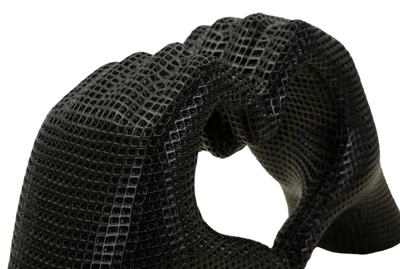 Scultura Lover Black Cm 25X7,5X13,5 Per Decorare Con Amore