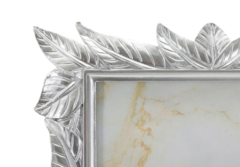 Cornice Leavy Silver Cm 21,2X1,7X26,8 Per Foto Eleganti