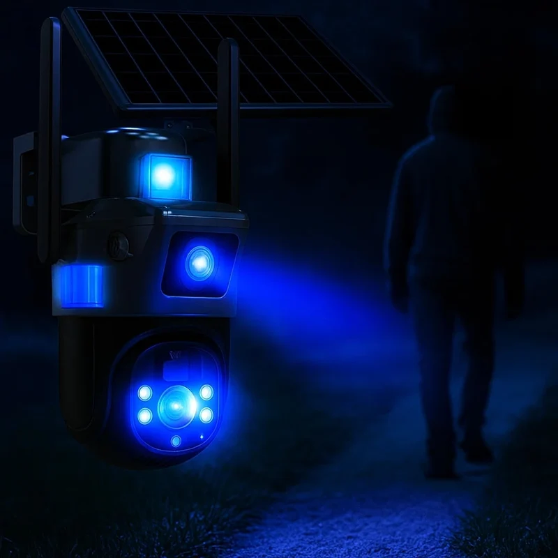 Überwachungskamera mit Solarpanel | GuardVision