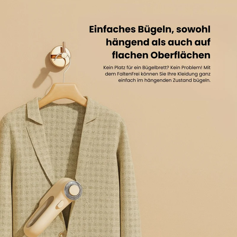 Tragbarer Dampfglätter | FaltenFrei