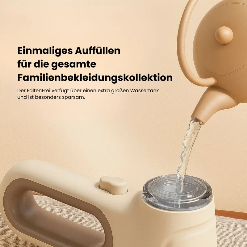 Tragbarer Dampfglätter | FaltenFrei
